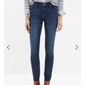 EUC MADEWELL high riser skinny skinny crop Jean
